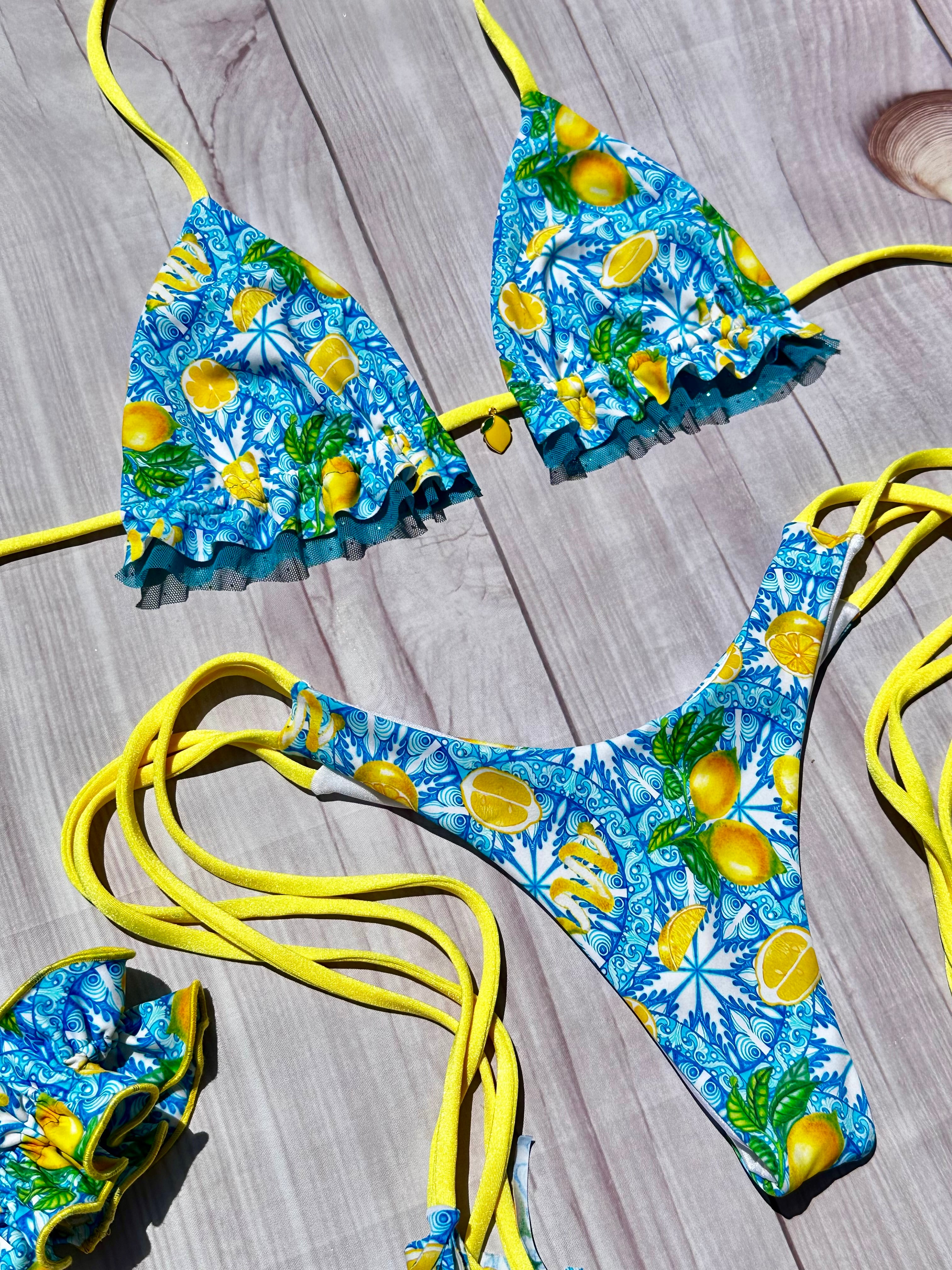 Trio Color Bikini Set