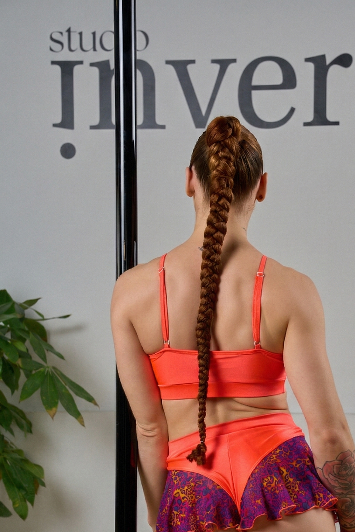 Pole Dance Set "Tiger Flame"