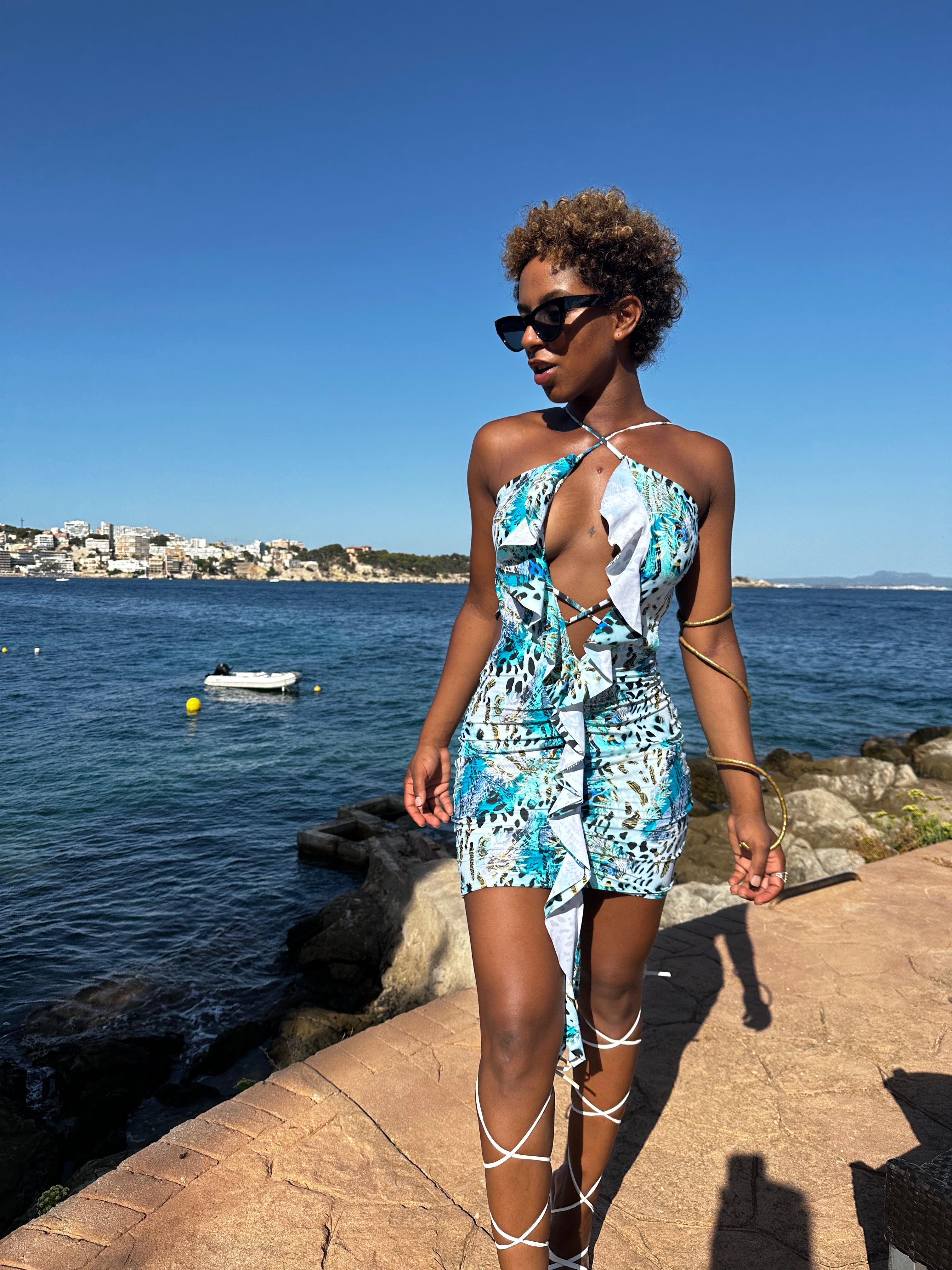 Vestido Melanie con volante