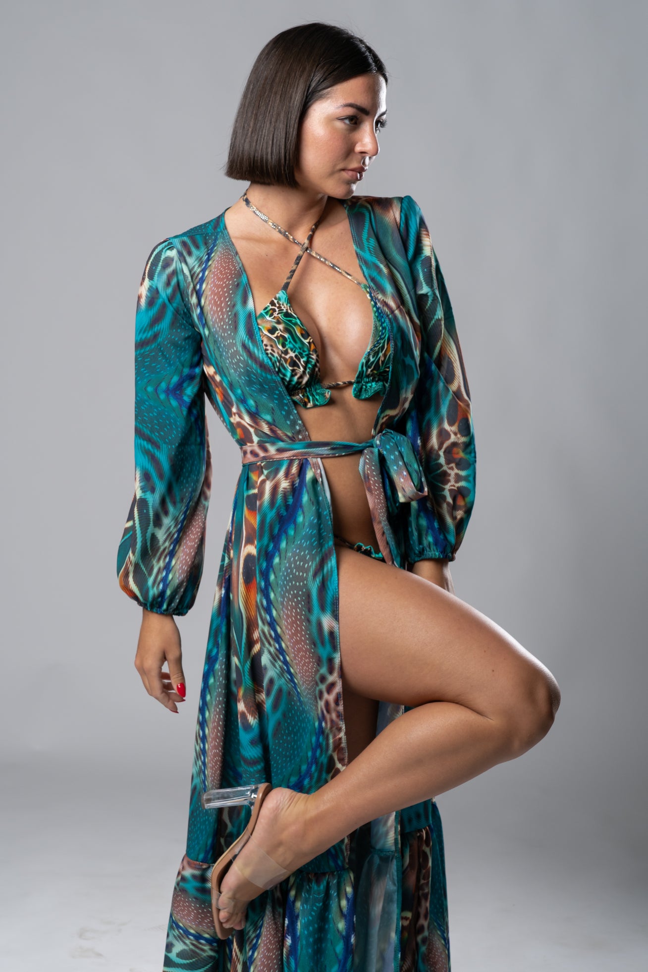 Kimono Largo Estampado