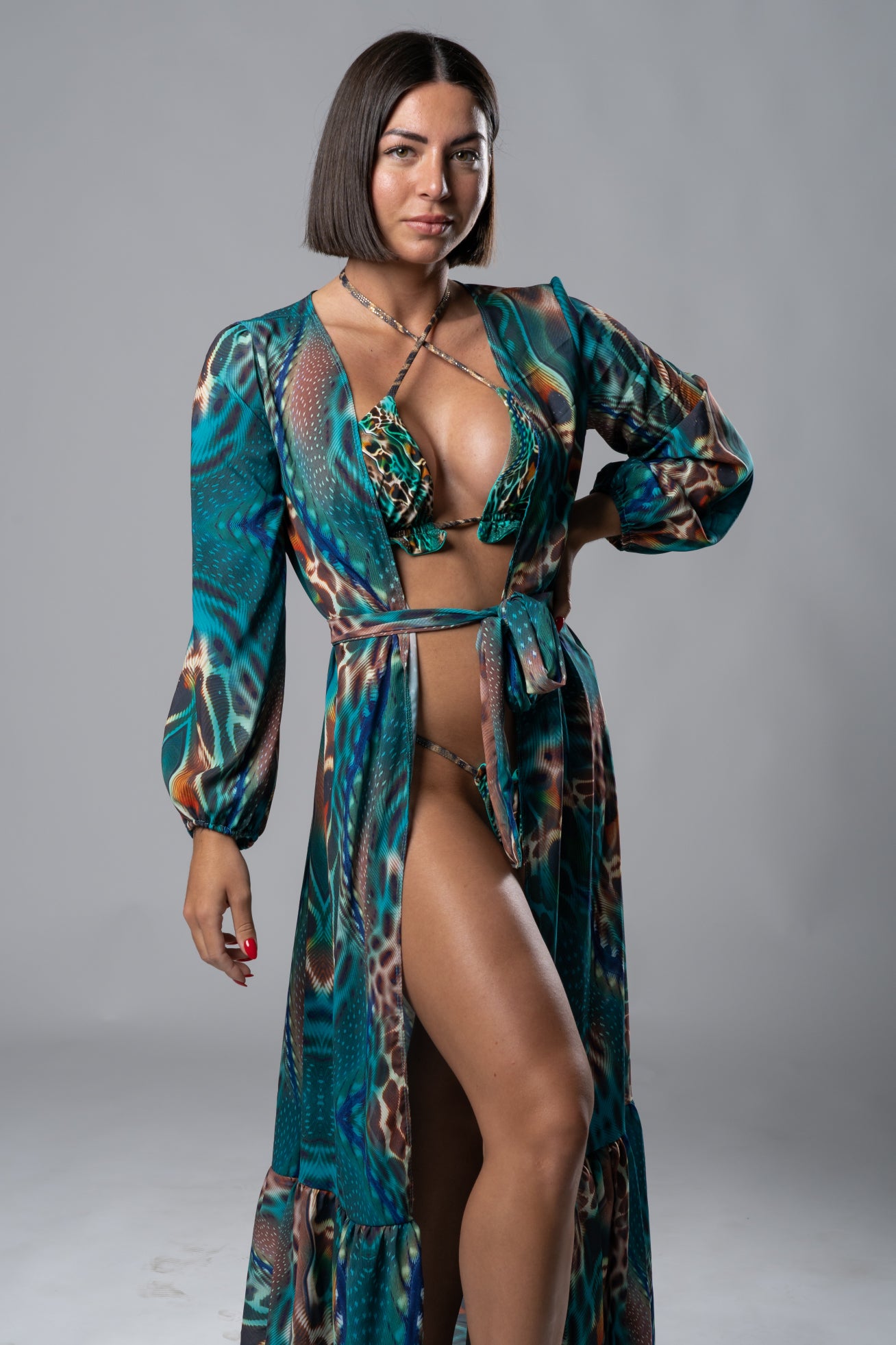 Kimono Largo Estampado