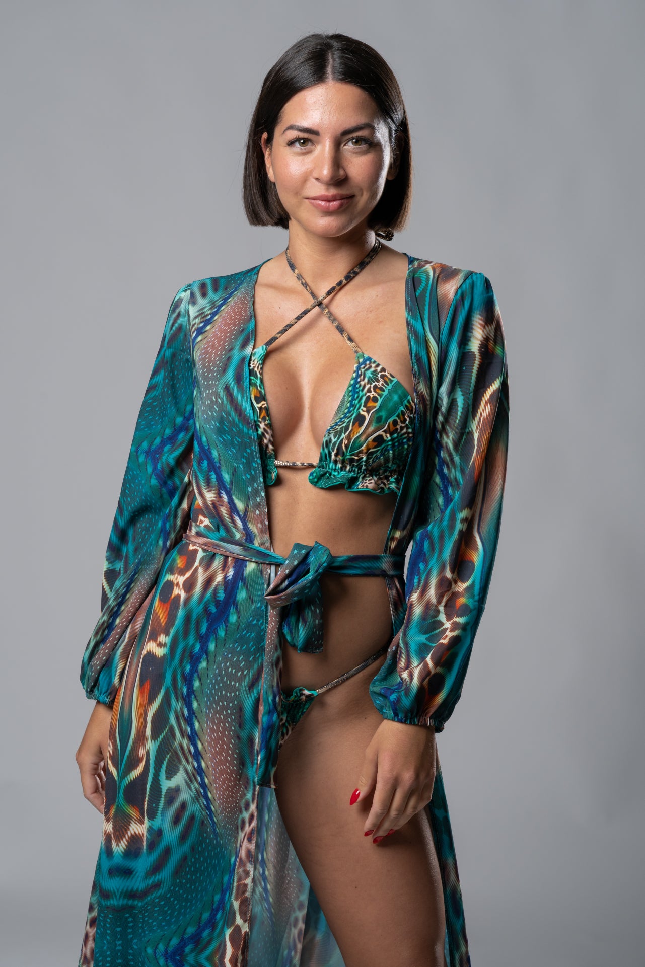 Kimono Largo Estampado